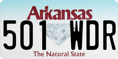 AR license plate 501WDR