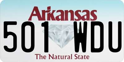 AR license plate 501WDU