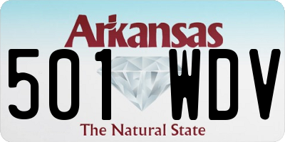 AR license plate 501WDV