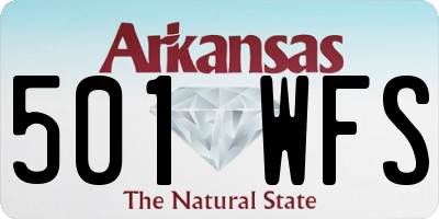 AR license plate 501WFS