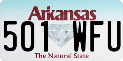 AR license plate 501WFU