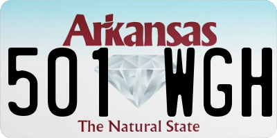 AR license plate 501WGH
