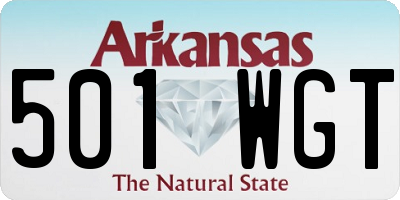 AR license plate 501WGT