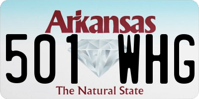 AR license plate 501WHG