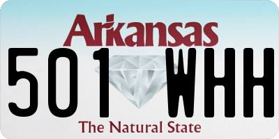 AR license plate 501WHH