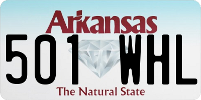 AR license plate 501WHL