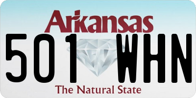 AR license plate 501WHN