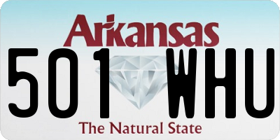 AR license plate 501WHU