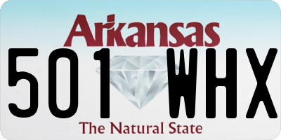AR license plate 501WHX