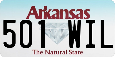 AR license plate 501WIL