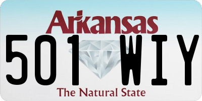 AR license plate 501WIY