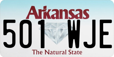 AR license plate 501WJE