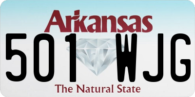 AR license plate 501WJG