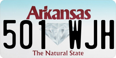 AR license plate 501WJH