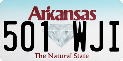 AR license plate 501WJI