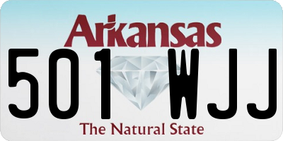 AR license plate 501WJJ