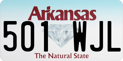 AR license plate 501WJL