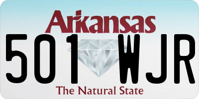 AR license plate 501WJR