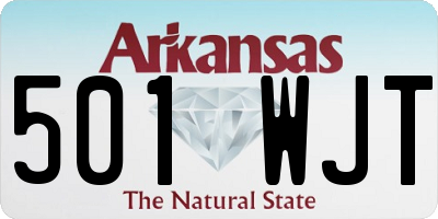 AR license plate 501WJT