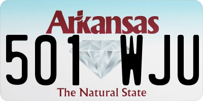 AR license plate 501WJU