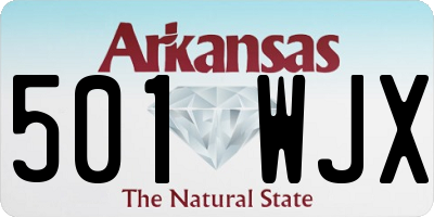 AR license plate 501WJX