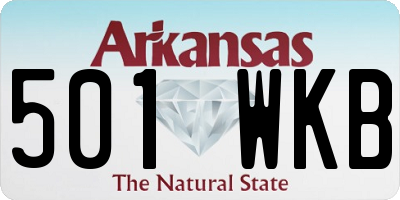 AR license plate 501WKB