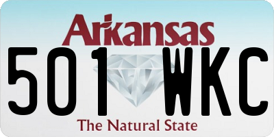 AR license plate 501WKC