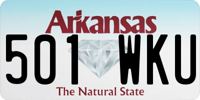 AR license plate 501WKU