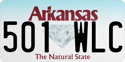 AR license plate 501WLC