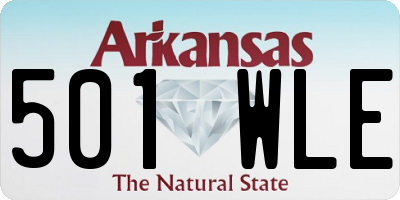 AR license plate 501WLE