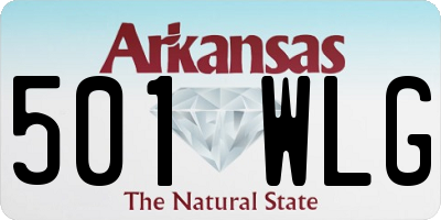 AR license plate 501WLG