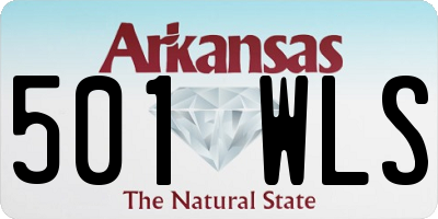 AR license plate 501WLS