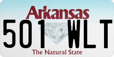 AR license plate 501WLT