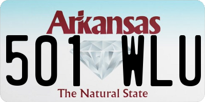 AR license plate 501WLU