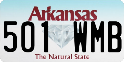 AR license plate 501WMB