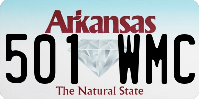 AR license plate 501WMC