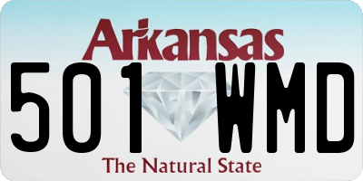 AR license plate 501WMD