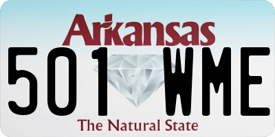 AR license plate 501WME