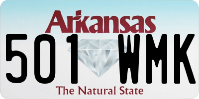 AR license plate 501WMK
