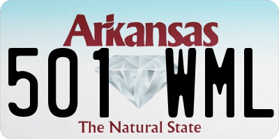 AR license plate 501WML