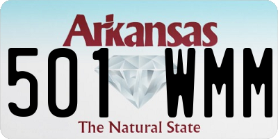 AR license plate 501WMM