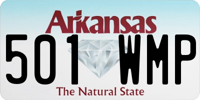 AR license plate 501WMP