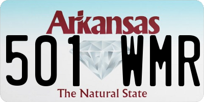 AR license plate 501WMR