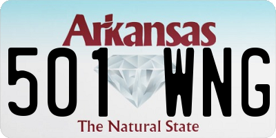 AR license plate 501WNG