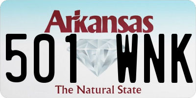 AR license plate 501WNK
