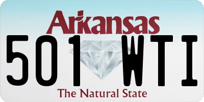 AR license plate 501WTI