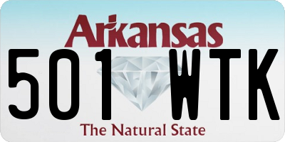 AR license plate 501WTK