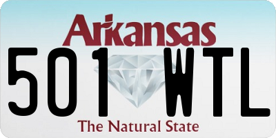 AR license plate 501WTL