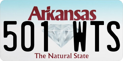 AR license plate 501WTS