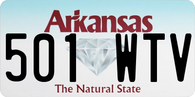 AR license plate 501WTV